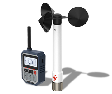 Anemómetro inalámbrico para grúas